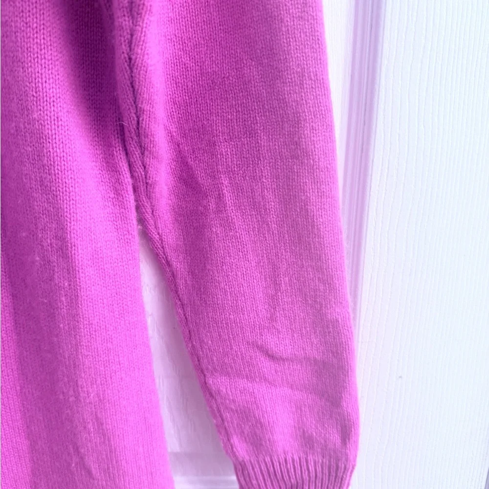 Ralph Lauren 100% Cashmere Women's Sweater Turtleneck Dress  Pink - Picture 3 of 7